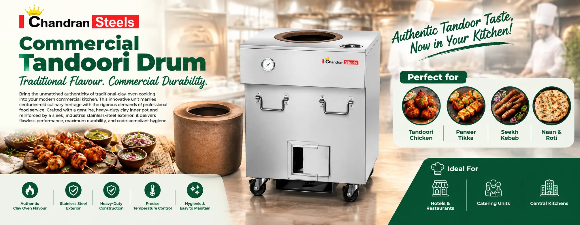 Commercial Tandoori Drum